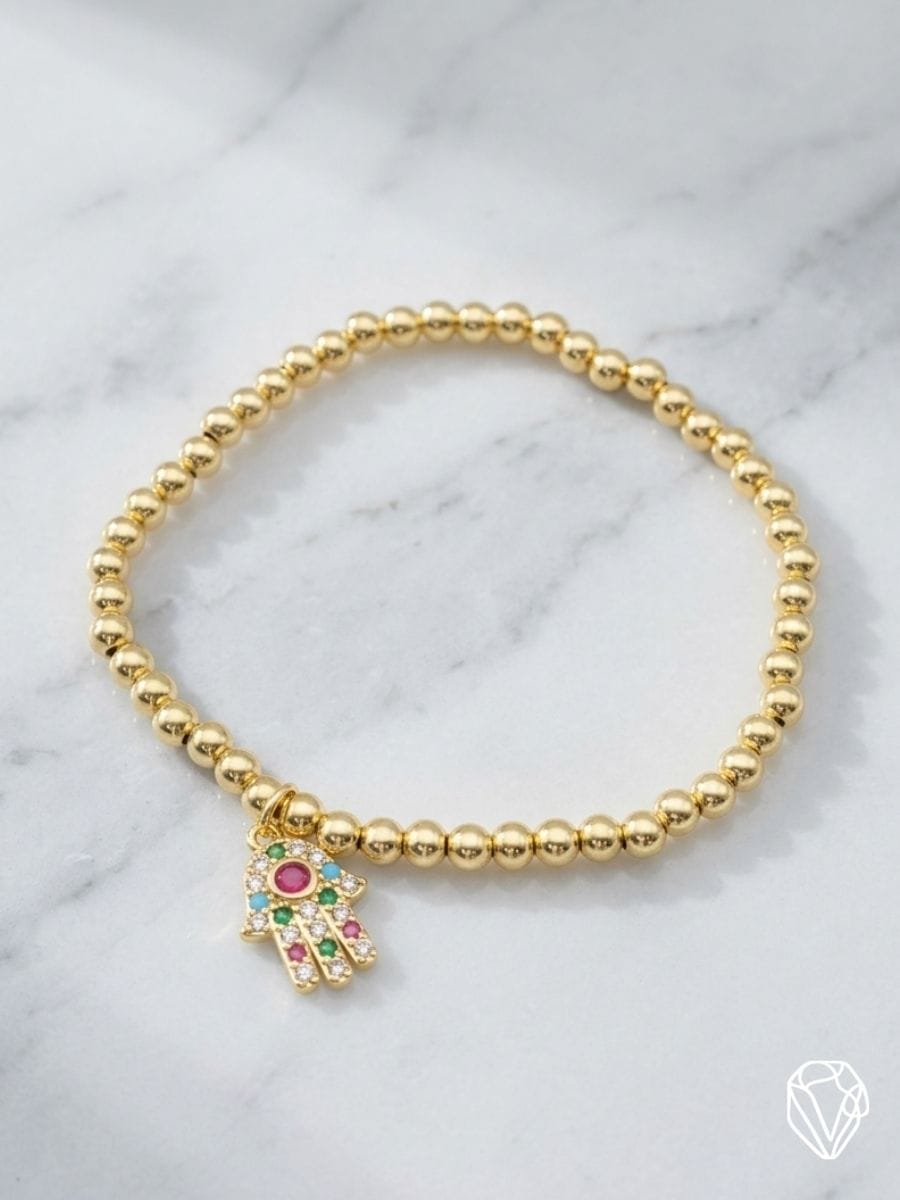 Pulsera Hamsa — Oro Laminado Americano | Varelis