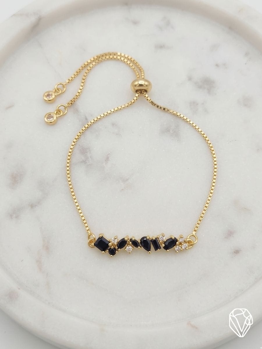 Pulsera Azabache — Oro Laminado Americano | Varelis