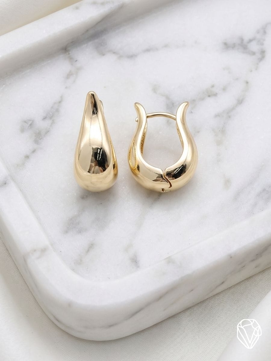 Aretes Argolla Gota