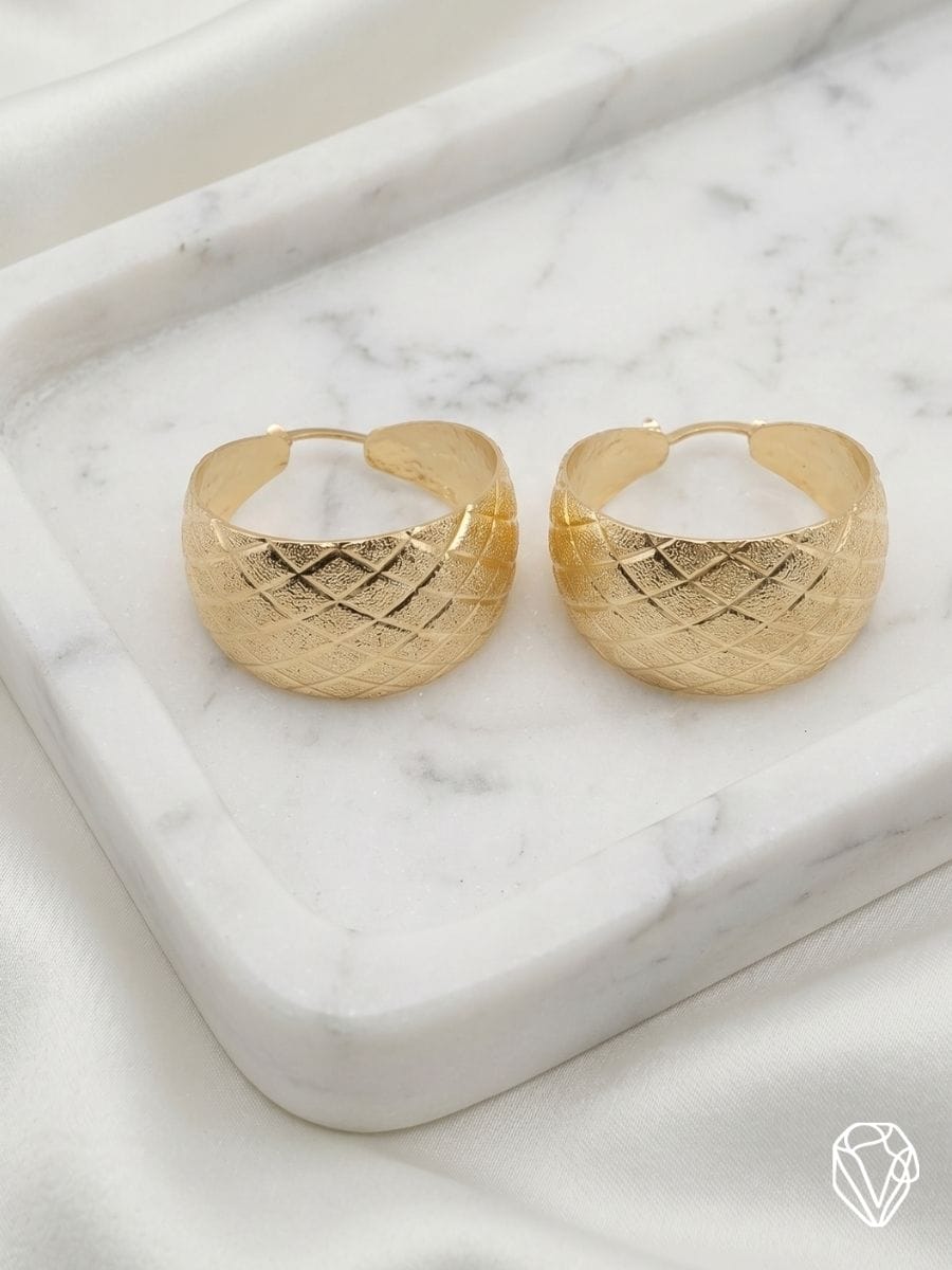 Aretes Argolla Ancha