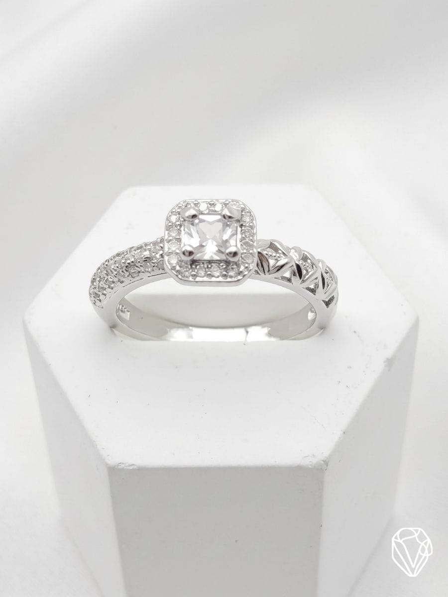 Anillo Halo Filigrana — Oro Laminado Americano | Varelis