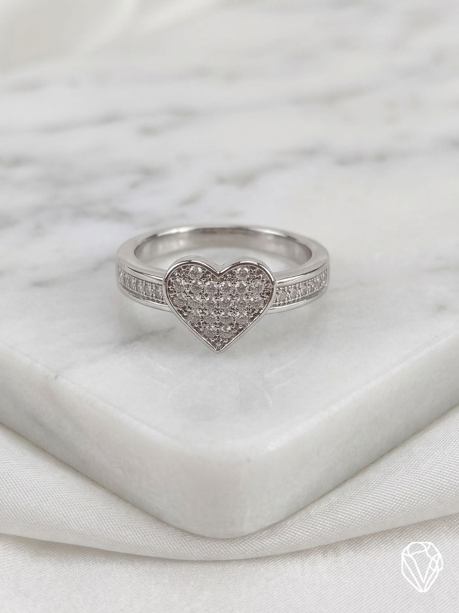 Anillo Corazón — Oro Laminado Americano | Varelis