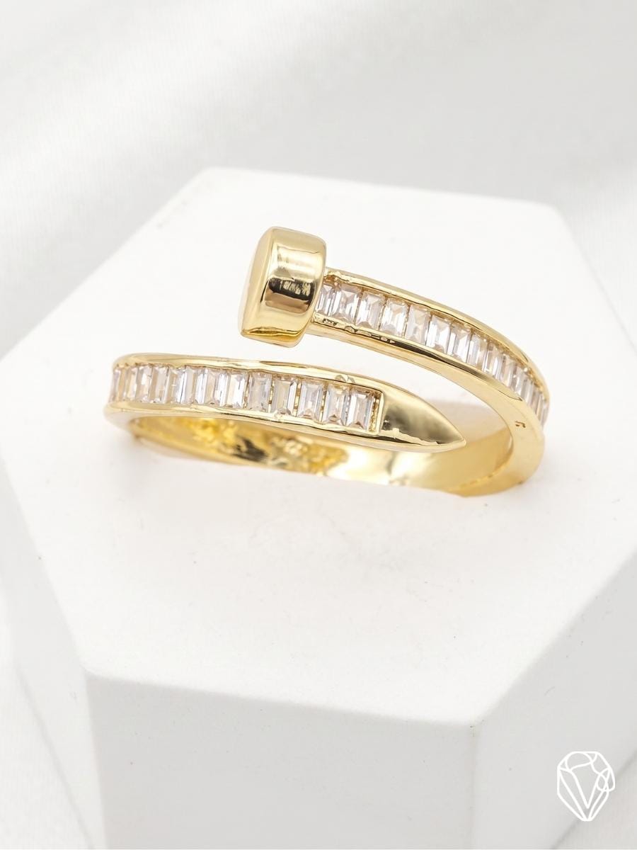 Anillo Clavo Oro — Oro Laminado Americano | Varelis