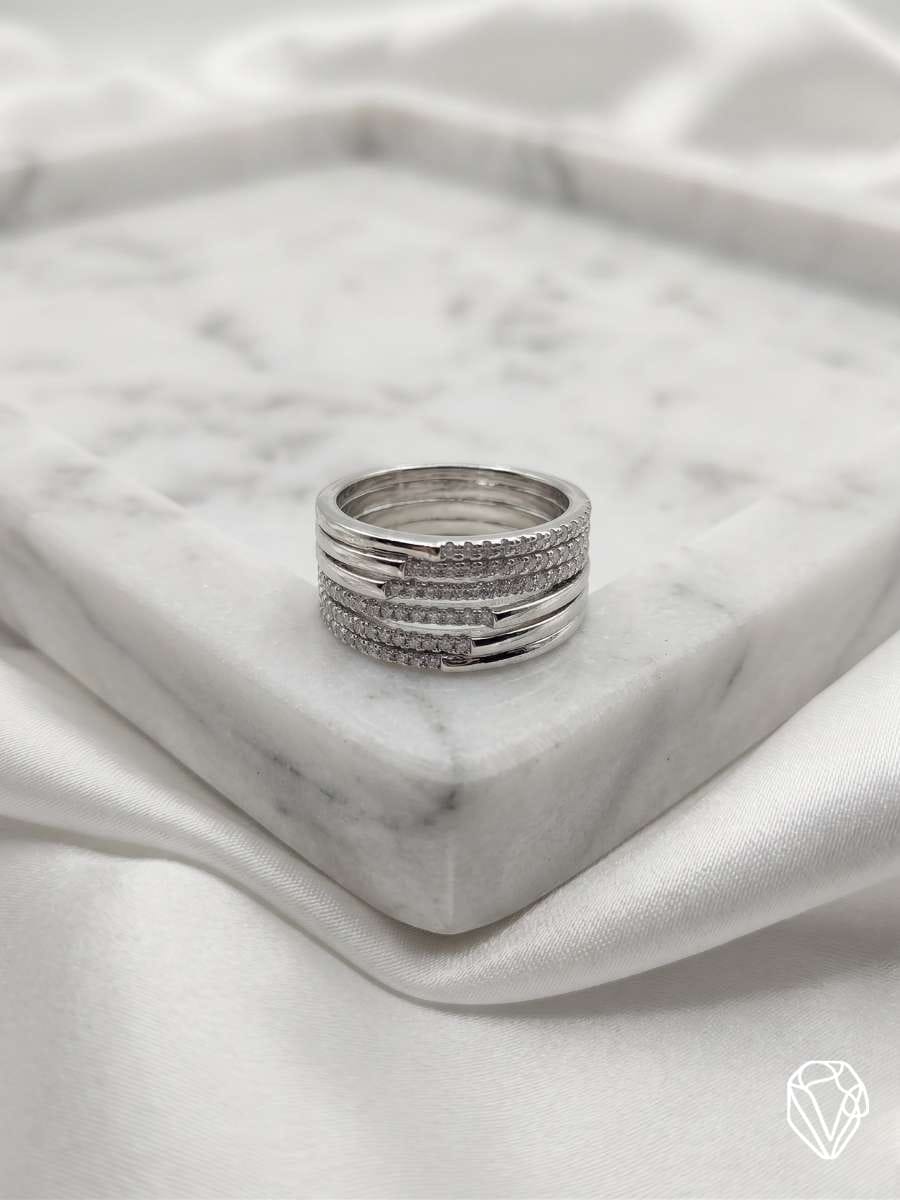 Anillo Multibanda — Oro Laminado Americano | Varelis