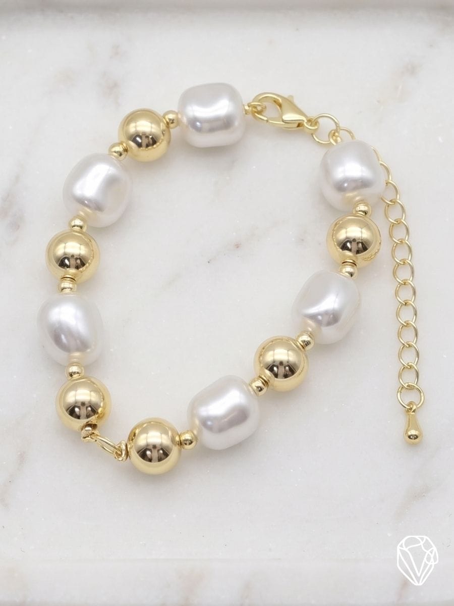 Pulsera Onda — Oro Laminado Americano | Varelis Joyería