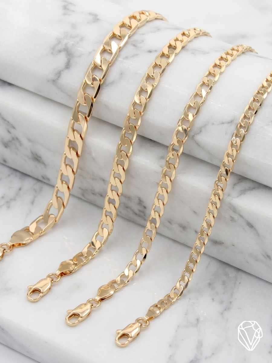 Pulsera Cubana — Oro Laminado Americano | Varelis Joyería